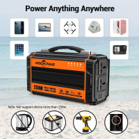 Портативна зарядна станція ROCKPALS 250 (222 Вт·год / 250 Вт) 110V