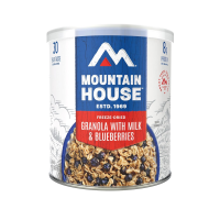 Сублімована гранола Mountain House з молоком і чорницею в банці №10 (20 порцій, 1.12 кг)