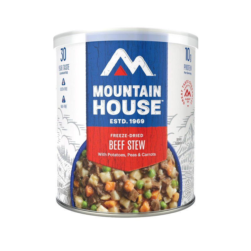 Сублімована тушкована яловичина від Mountain House США. Зберігання 30 років!