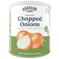 Сублімована ріпчаста цибуля шматочками Augason Farms Dehydrated Chopped Onions (130 порцій, 652г) термін зберігання 25 років