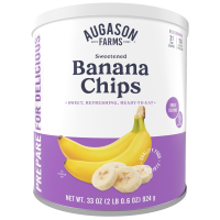 Сублімовані бананові чіпси Augason Farms Sweetened Banana Chips (22 порції, 924 г)