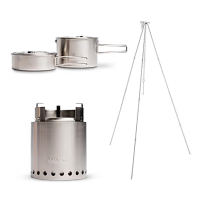 Преміум-комплект Solo Stove Campfire Cooking Bundle — піч, набір казанків (3л + 1.5л) та трипод (США)