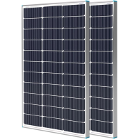 Комплект монокристалічних сонячних панелей Renogy 200W (2 шт. по 100W, 12V)