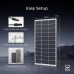 Комплект монокристалічних сонячних панелей Renogy 200W (2 шт. по 100W, 12V)