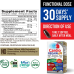 Добавка для сердца LABO Nutrition CardioREGAIN EX, убихинол коэнзим Q10 150 мг, 30 капсул (Япония)