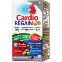 Добавка для сердца LABO Nutrition CardioREGAIN EX, убихинол коэнзим Q10 150 мг, 30 капсул (Япония)
