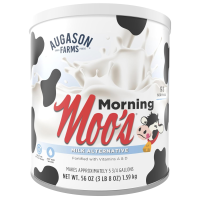 Сухе рослинно-молочне молоко Augason Farms Morning Moo's Milk Alternative (93 порції, банка 1.6кг) термін зберігання 20 років