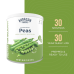 Сублиміваний зелений горошок Augason Farms Freeze-Dried Peas (15 порцій, банка 454г) термін зберігання 30 років
