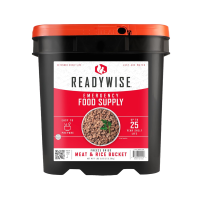 Аварійний набір сублімованого м'яса та рису ReadyWise Emergency Food Supply (88 порцій, відро) термін зберігання 25 років