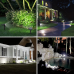 Автономний ландшафтний прожектор WELALO 65 LED IP68 Cool White — Садовий світильник на сонячній батареї (1 шт.)