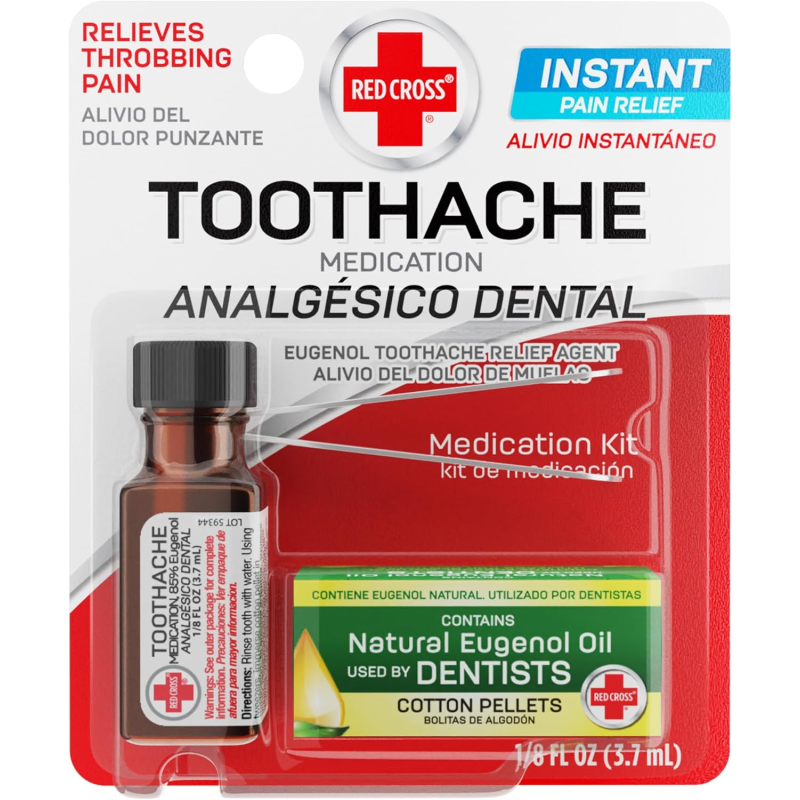 Тактичний набір від гострого зубного болю Red Cross Toothache Medicine Kit (США)