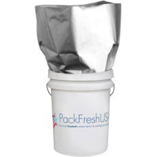 Комплект майларових пакетів PackFreshUSA 5-Gallon 4.3 mil (48х71 см), 6 шт. + поглиначі кисню