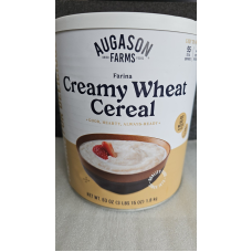 Пшенична каша швидкого приготування Augason Farms Creamy Wheat Cereal, 55 порцій (сухий пайок / аварійний запас їжі)