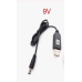 Кабель живлення роутера USB 9вольт 1метр