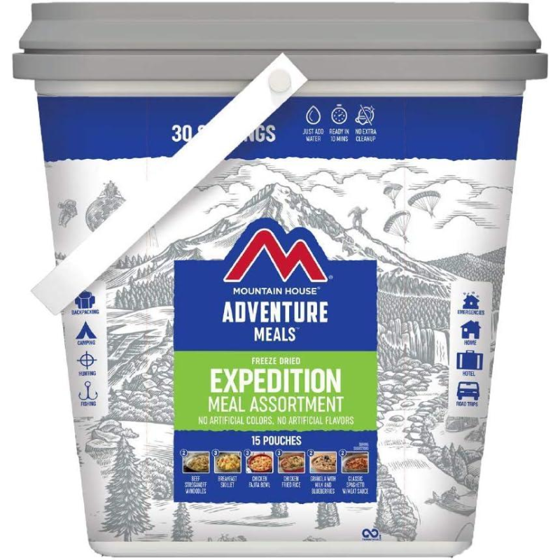 Сублімований Mountain House Expedition 30 порцій США зберігання 30 років!