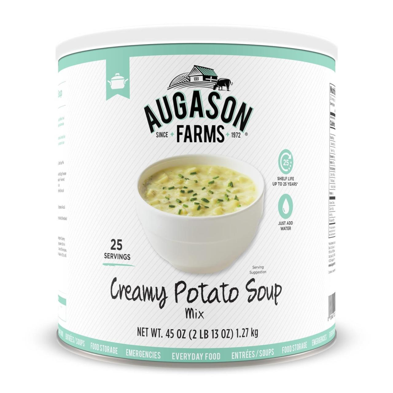 Сублімована їжа Augason Farms Creamy Potato Soup США зберігання 25 років!