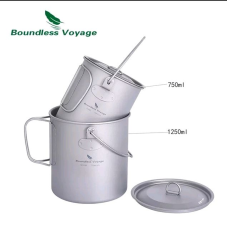 Набір титанового посуду 750 мл + 1259 мл Boundless Voyage