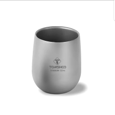 Чашка титанова двостінна 120 мл Tomshoo