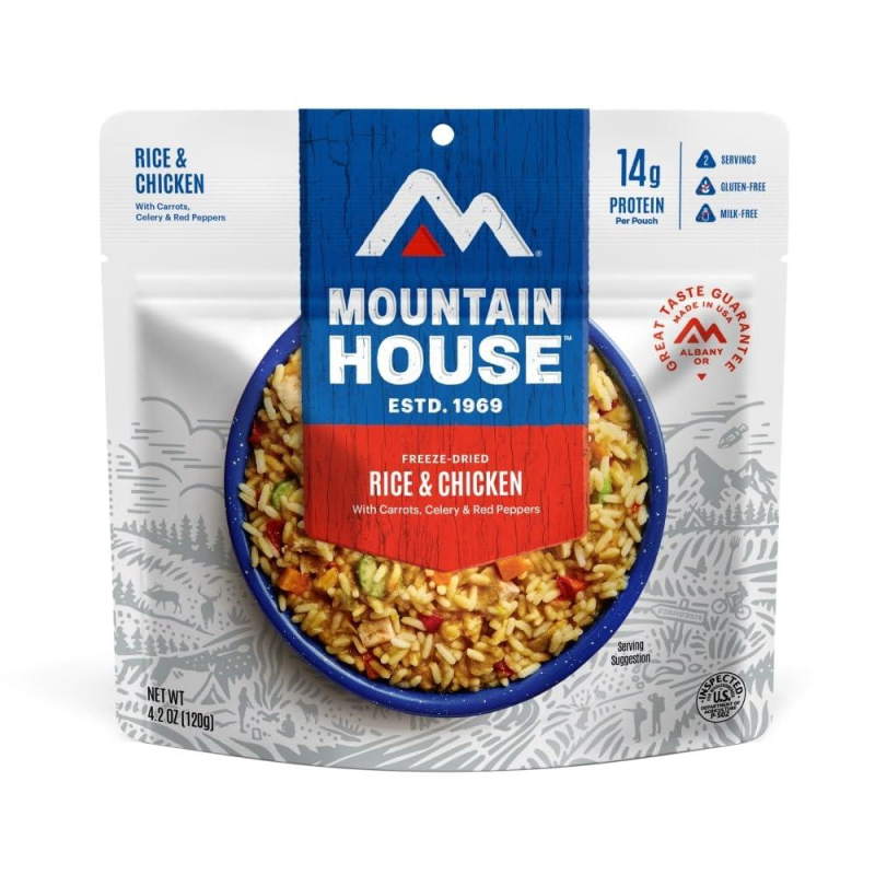 Сублімований продукт Mountain House Рис із Куркою США зберігання 30 років!