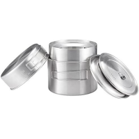 Набір похідних казанків Solo Stove 2 Pot Set (3л та 1.5л) — комплект посуду для кемпінгу Набір похідних казанків Solo Stove 2 Pot Set (3л та 1.5л) — комплект посуду для кемпінгу