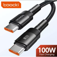 Кабель швидкої зарядки Toocki Type-C to Type-C 100W PD 3.0 (1 метр, чорний) Кабель швидкої зарядки Toocki Type-C to Type-C 100W PD 3.0 (1 метр, чорний)