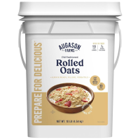 Вівсяні пластівці Augason Farms Regular Rolled Oats (113 порцій, відро 4.54кг) термін зберігання 30 років