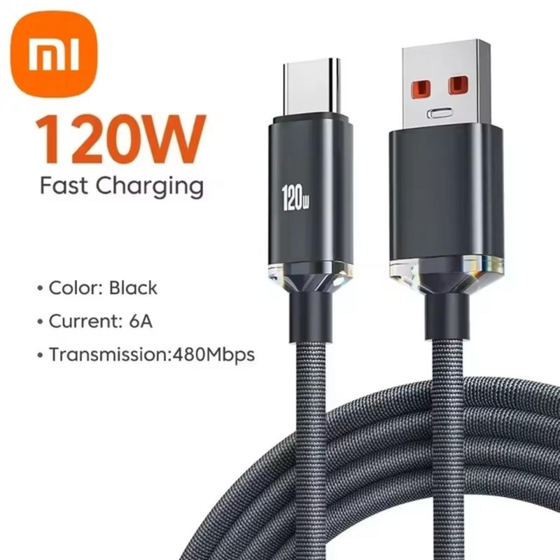 Зарядний кабель 120 ватів Xiaomi USB-Type-C 1метр