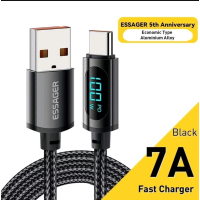 Кабель зарядний Essager USB — Type-C 100 W 7 A 1метр Кабель зарядний Essager USB — Type-C 100 W 7 A 1метр