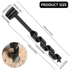 Ручний шнековий дриль. 25мм Виживання в лісі.